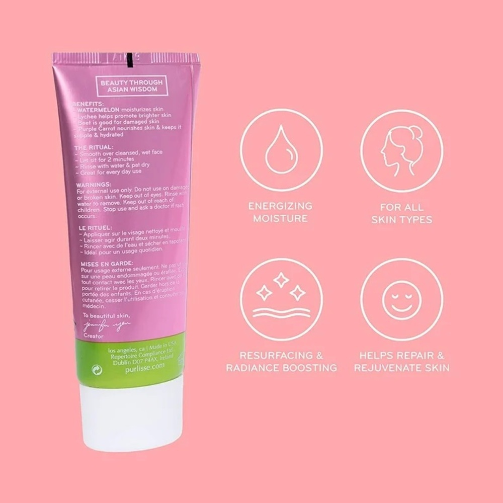 BRAND NEW - 2-Pack Face Pumpkin + Ginger Mask & Watermelon Peel from Pūrlisse - Picture 9 of 16